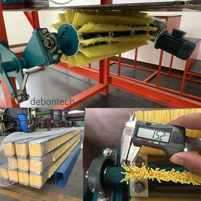 Chevron Belt Conveyor Rotary Roller Brush Belt Cleaner