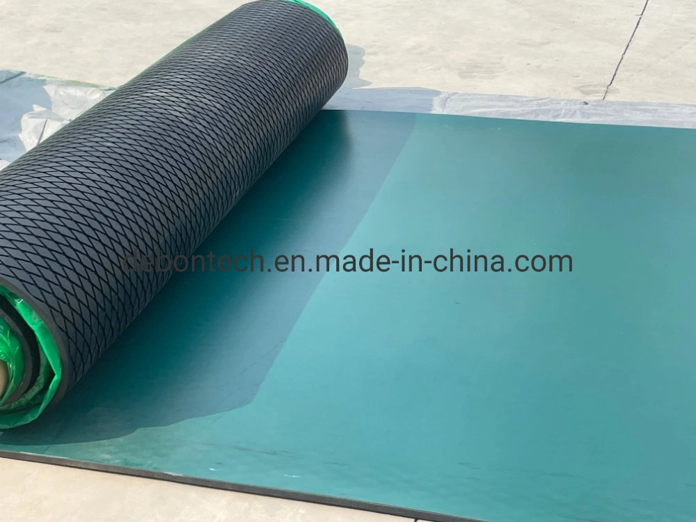 Clip on Friction Conveyor Roller Rubber Traction Lag Pulley Lagging