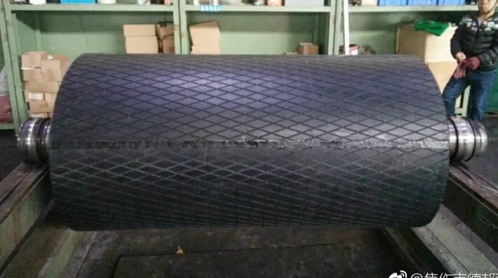 Conveyor Pulley Ceramic Lagging Rubber Sheet Manufacturer